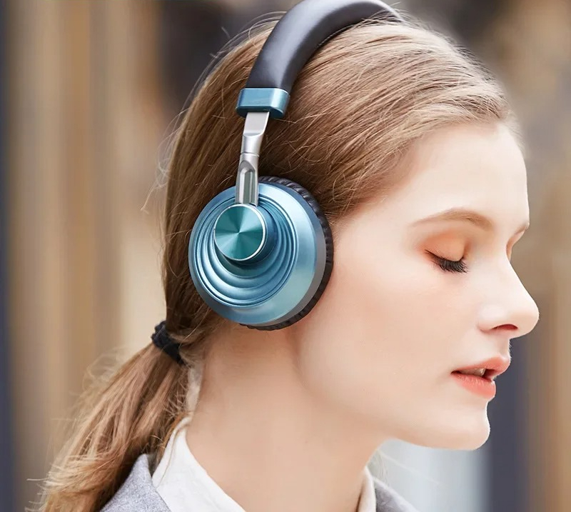 Retro Metal Headset Wireless B - Audio Music Dj recension och pris