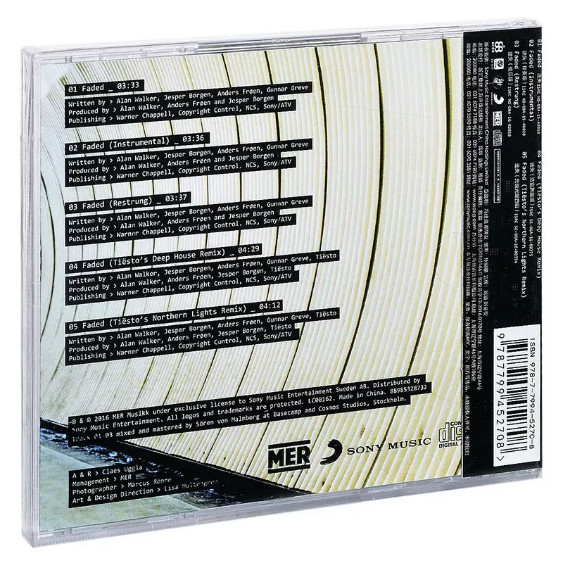 for Alan Walker Lost CD Album  - Audio Music Original recension och pris