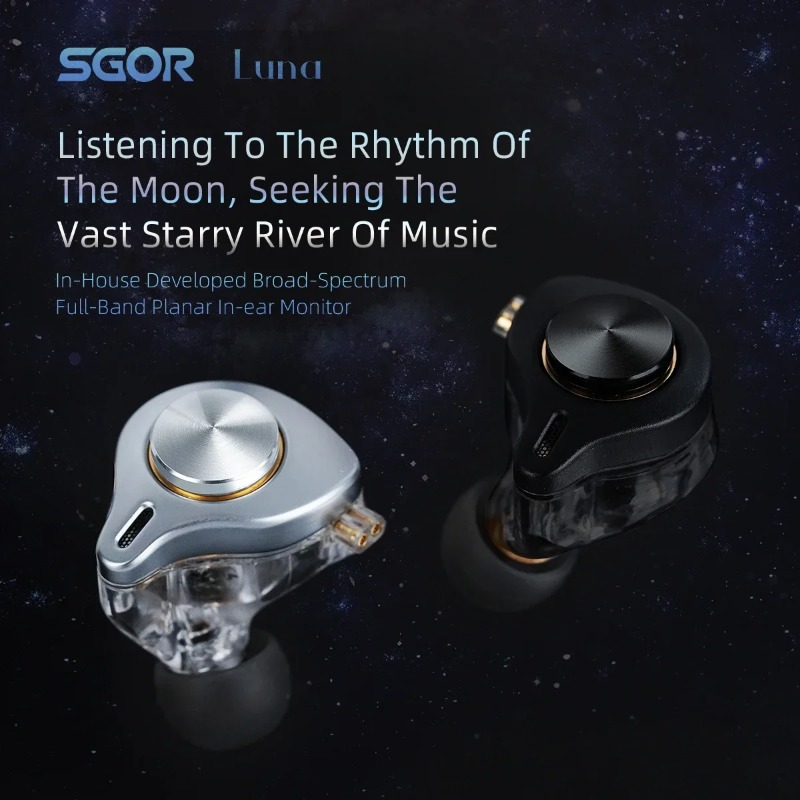 SGOR Luna 13.5MM Planar Driver - Audio Music Dj recension och pris