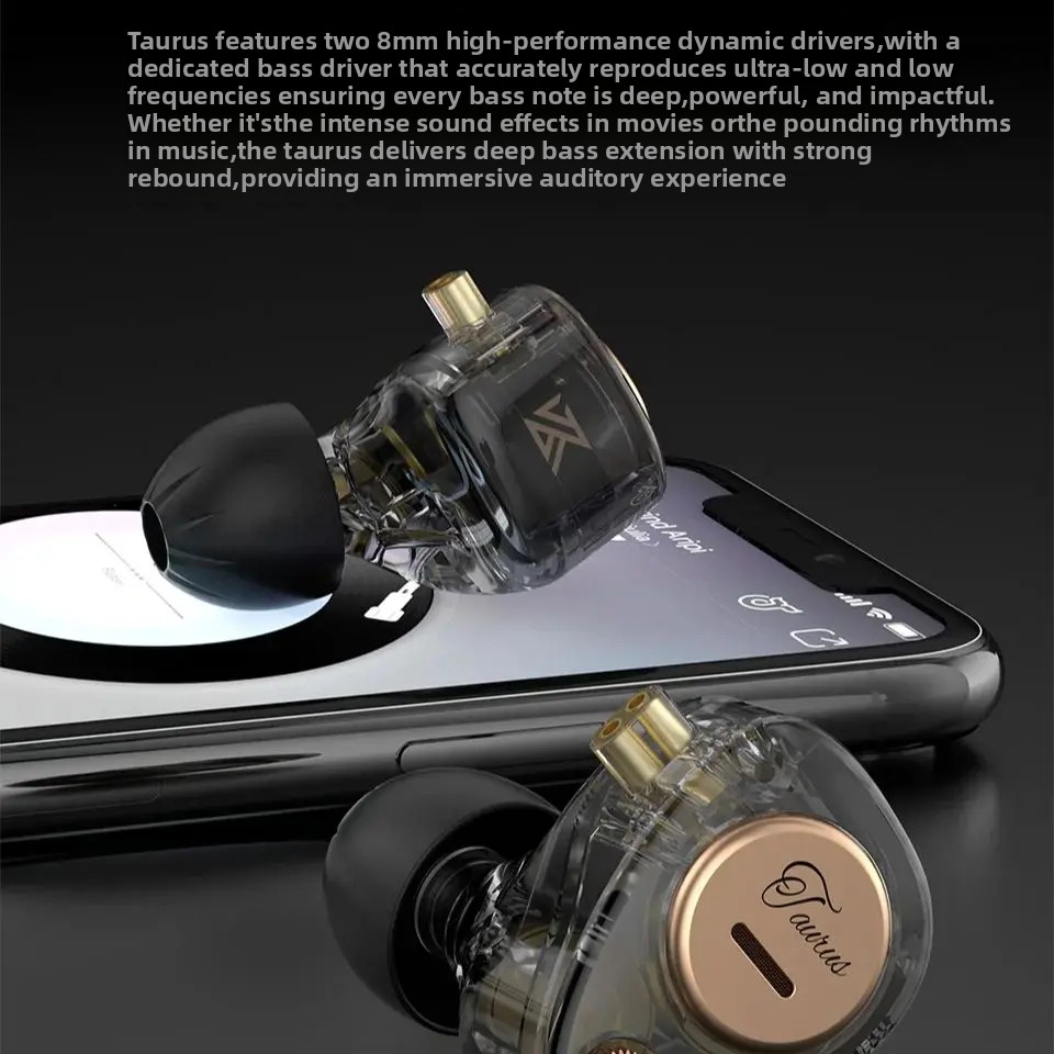 KZ Taurus In Ear Wired Earphon - Audio Music Dj recension och pris