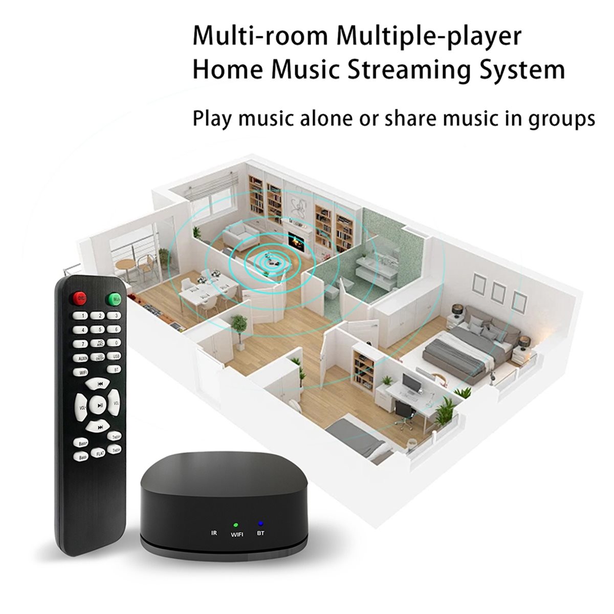 Can buy WiFi Audio Decoder Pla - Audio Music Network recension och pris