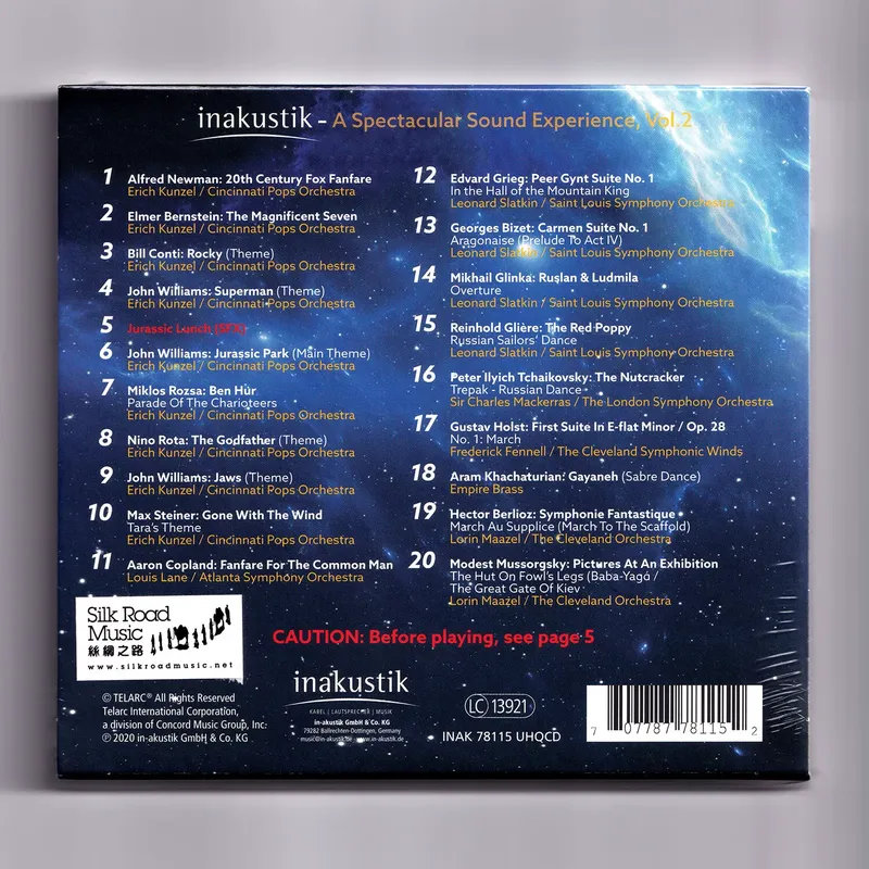 UHQCD Disc for Shocking Sound  - Audio Music Original recension och pris