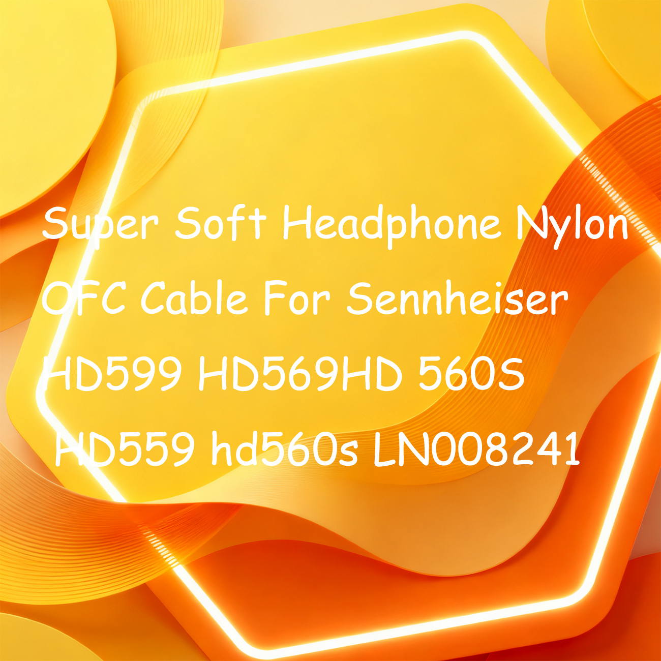 Super Soft Headphone Nylon OFC - Sennheiser Headphone Hd 560S recension och pris