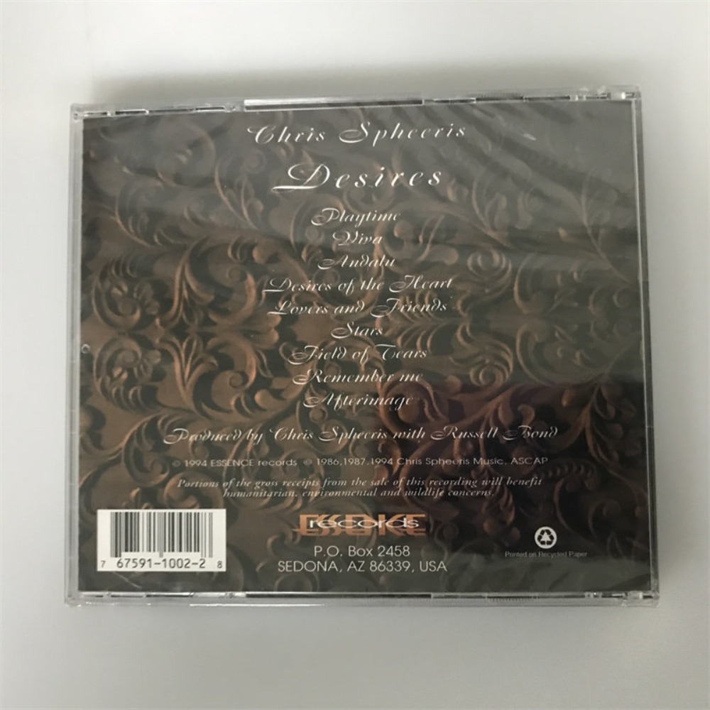 CD 'Desires' Chris Spheeris Mu - Audio Music Original recension och pris